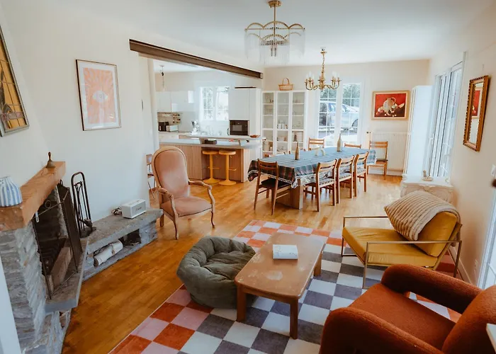 Villa Villanonna, Jacuzzi, Billards, Pétanque, Ping-pong, 12 Couchages, Terrasse Plein Soleil - Larès Saint Remy sur Orne