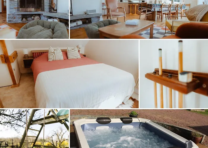 Villa Villanonna, Jacuzzi, Billards, Pétanque, Ping-pong, 12 Couchages, Terrasse Plein Soleil - Larès Saint Remy sur Orne